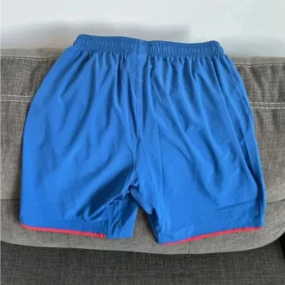 Marathon Authentic Ecuador National Soccer Team Blue Shorts Men’s Sz: S - M - Picture 5 of 6